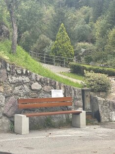 Panchina Firenze con schienale