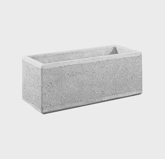 Fioriera squadrata senza piedini