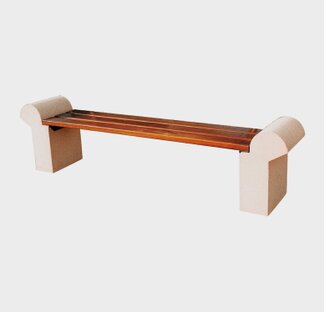 Panchina mod. Roma senza schienale