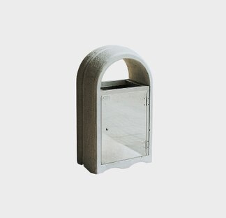 Portarifiuti recco con contenitore acciaio inox