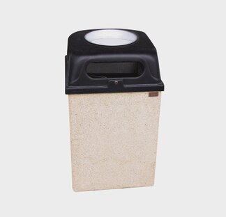 Portarifiuti base quadrata